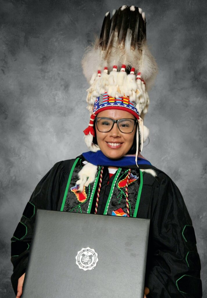 Lynn Mad Plume, Ph.D., Amskapi Piikani-Blackfeet Nation. Luce Indigenous Knowledge Fellow - 2025.