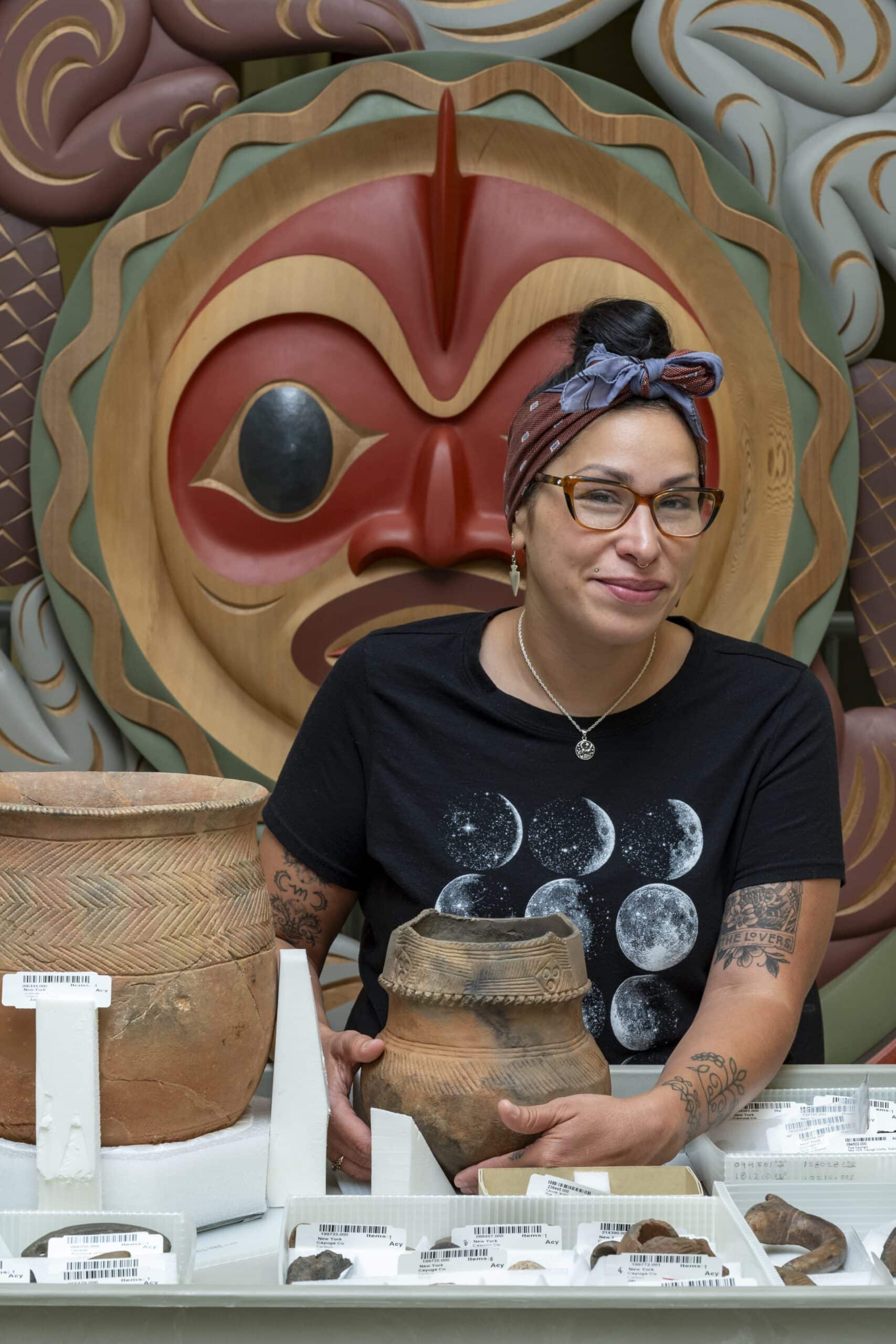 Natasha Smoke Santiago, Akwesasne Mohawk Nation. Luce Indigenous Knowledge Fellow - 2025.